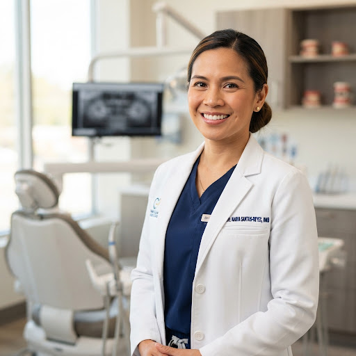 Dr. Maria Santos-Reyes, DMD, FICOI - Clinic Director & Restorative Dentistry Specialist