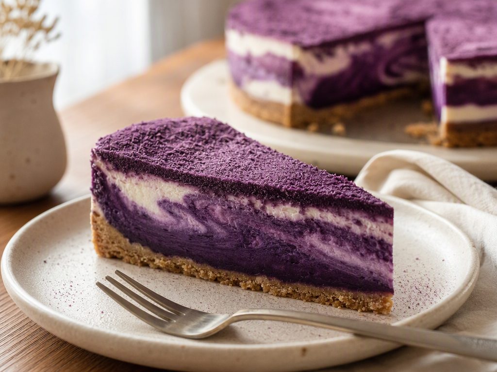 Ube Cheesecake