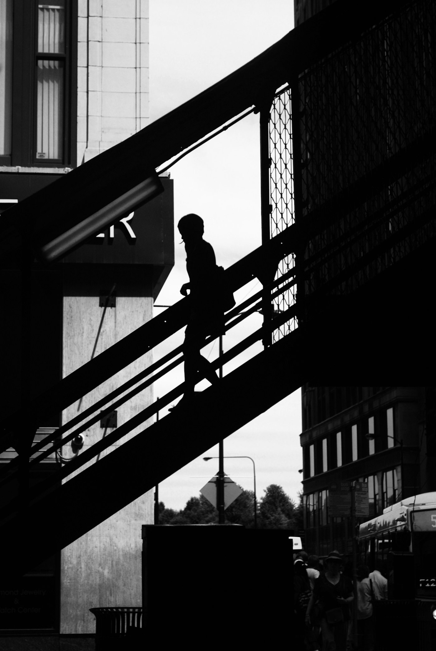 Stairwell Silhouette — Chicago, IL
